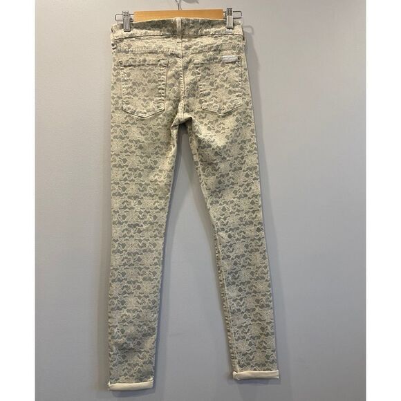 7 For All ManKind Floral Skinny Jeans - Picture 8 of 10